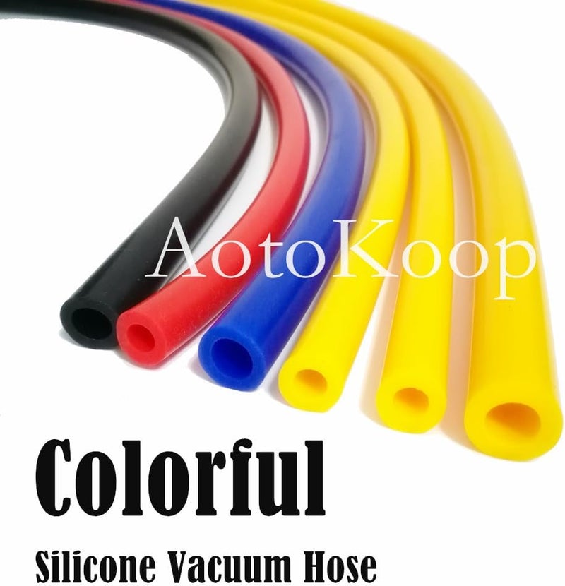 AotoKoop High Temperature 5/32 Silicone vacuum Tubing Hose, Length 5 Feet per Roll Red (4mm ID-1.5 Meter) - Image 4